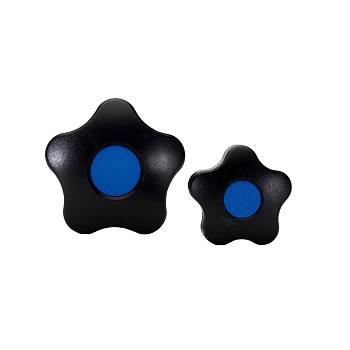 Рукоятки Woodwork/Вудворк звездообразные из усиленного нейлона с внутренней резьбой с крышкой