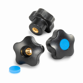 Рукоятка из упрочненного нейлона с внутренней резьбой M6 D=32, 10 шт. Woodwork/Вудворк 994.06.32