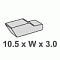60500   - 10.5 x W x 3.0