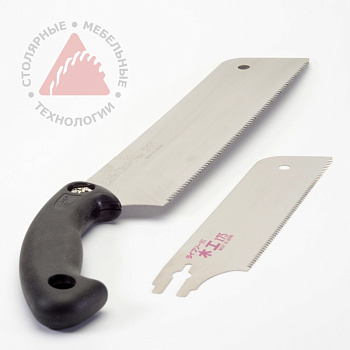 Ручная пила - ножовка 265 мм и сменное пильное полотно 175 мм ZetSaw (Япония)