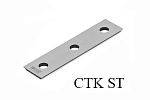 50.0x12.0x1.5 (3 отверстия C=34) 2-х сторонний, 10 штук