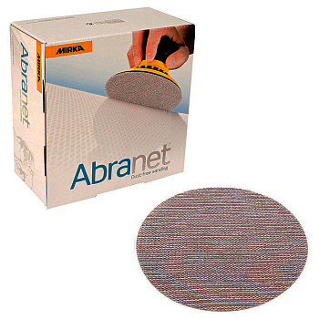 ABRANET - уникальный запатентованный абразив на сетчатой основе, не имеющий аналогов • новый стандарт в технологии высококачественной обработки поверхности, который позволяет шлифовать практически без пыли