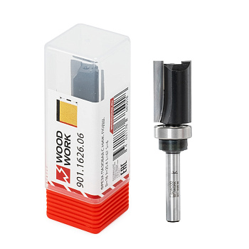 Фреза пазовая с подшипником D=15.8mm I=26mm S=6mm Woodwork/Вудворк 901.1626.06